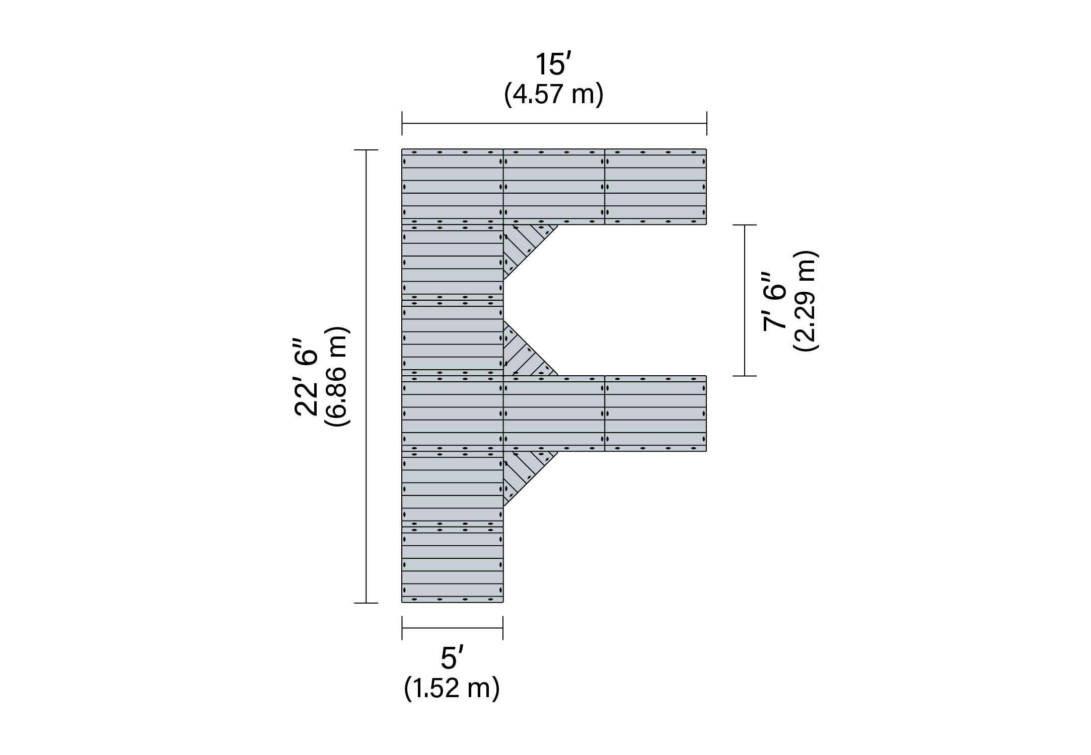 Model FPK1013 dock package