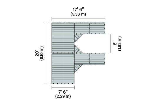 Model FPK1014 dock package