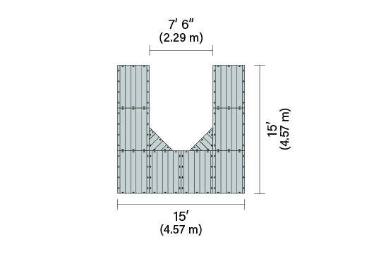 Model UPK1012 dock package