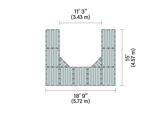 Model UPK1013 dock package