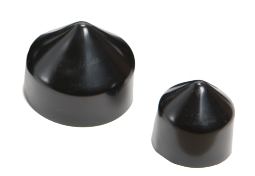 Piling Pole Caps 2 to 12 inch - in black or white